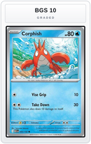 Graded - Corphish — BGS 10 graded overlay