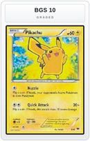 Graded - Pikachu - 5/12 — BGS 10 graded overlay