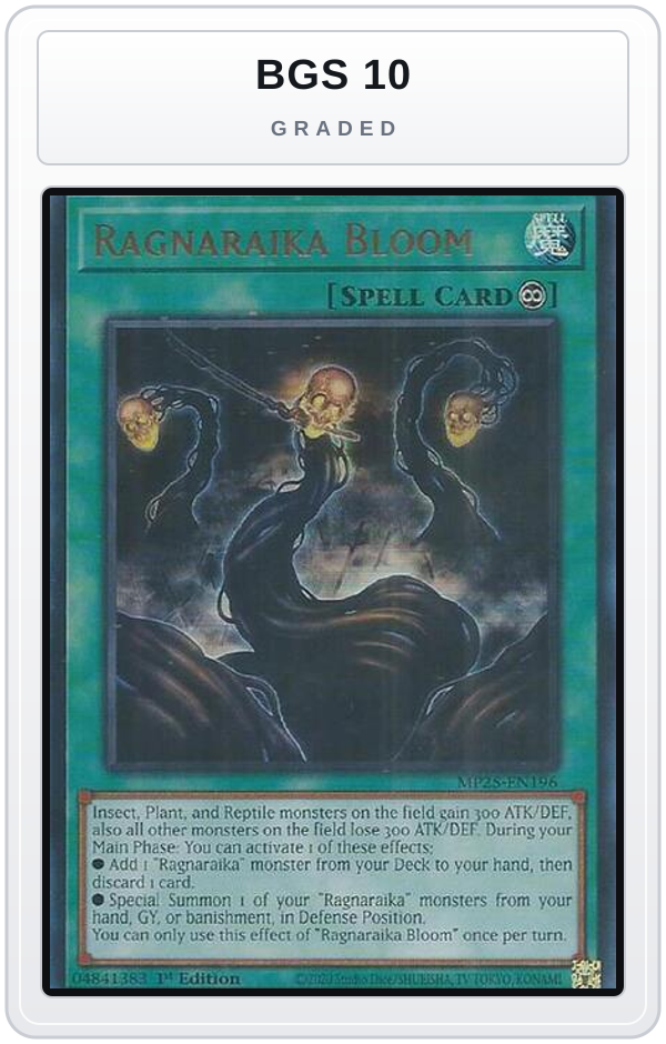 Graded - Ragnaraika Bloom — BGS 10 graded overlay
