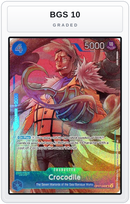 Graded - Crocodile (Seven Warlords of the Sea Binder Set) — BGS 10 graded overlay