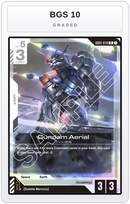 Graded - Gundam Aerial — BGS 10 graded overlay