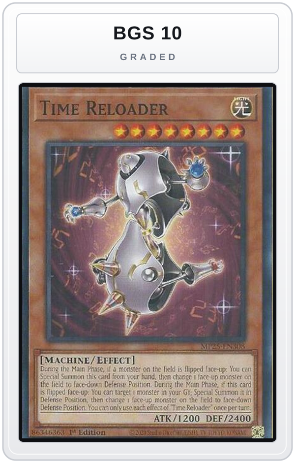 Graded - Time Reloader — BGS 10 graded overlay
