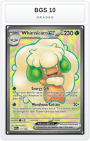 Graded - Whimsicott ex - 157/086 — BGS 10 graded overlay