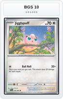 Graded - Jigglypuff — BGS 10 graded overlay