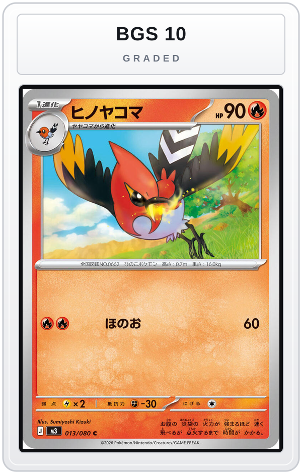 Graded - Fletchinder — BGS 10 graded overlay