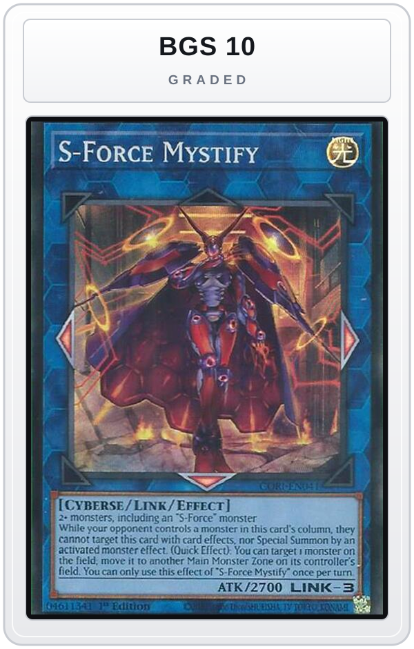 Graded - S-Force Mystify — BGS 10 graded overlay