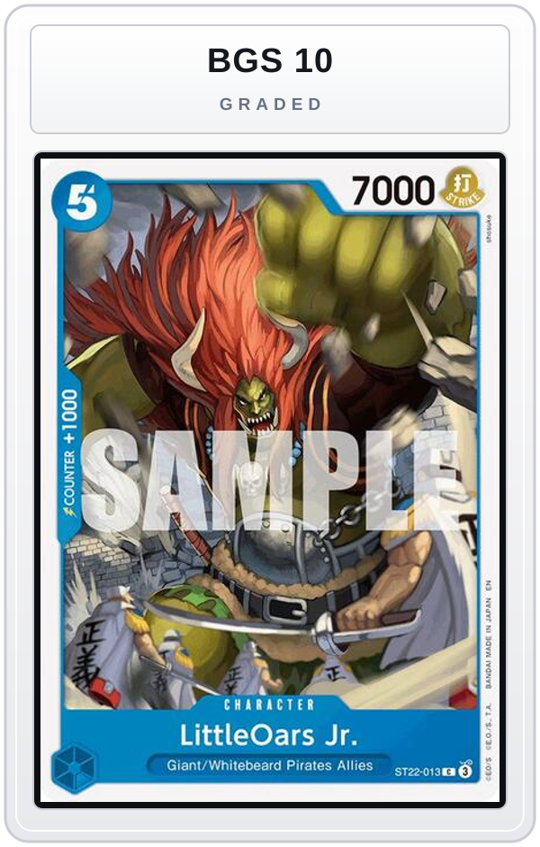 Graded - LittleOars Jr. — BGS 10 graded overlay