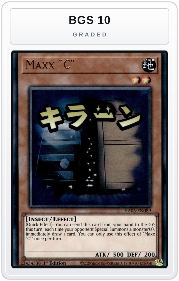 Graded - Maxx "C" — BGS 10 graded overlay