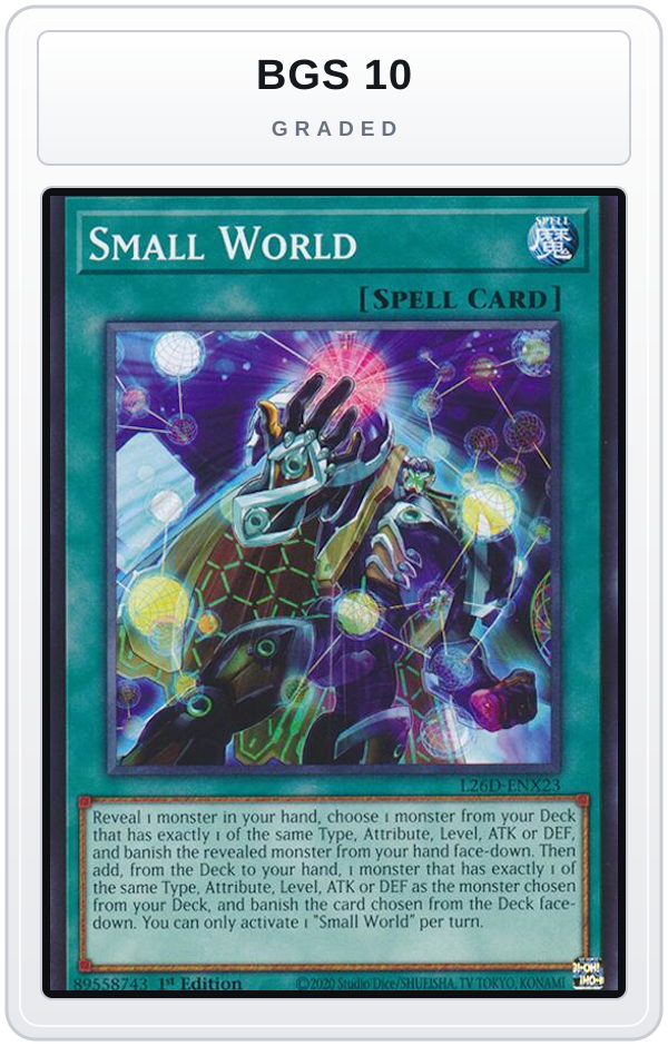 Graded - Small World — BGS 10 graded overlay