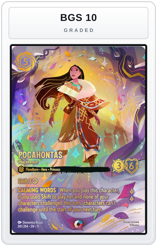 Graded - Pocahontas - Peacekeeper (Iconic) — BGS 10 graded overlay