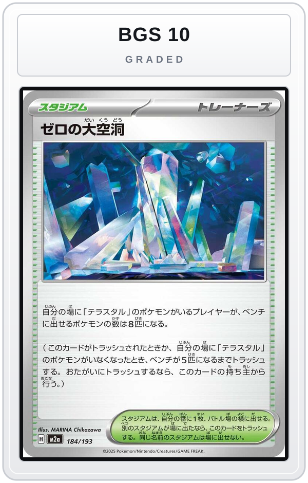 Graded - Area Zero Underdepths — BGS 10 graded overlay