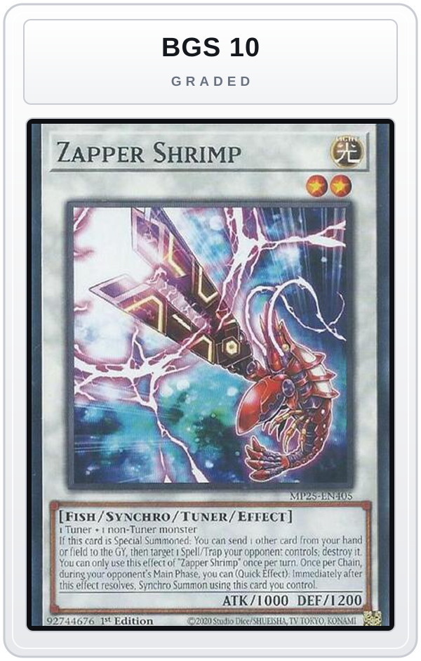 Graded - Zapper Shrimp — BGS 10 graded overlay