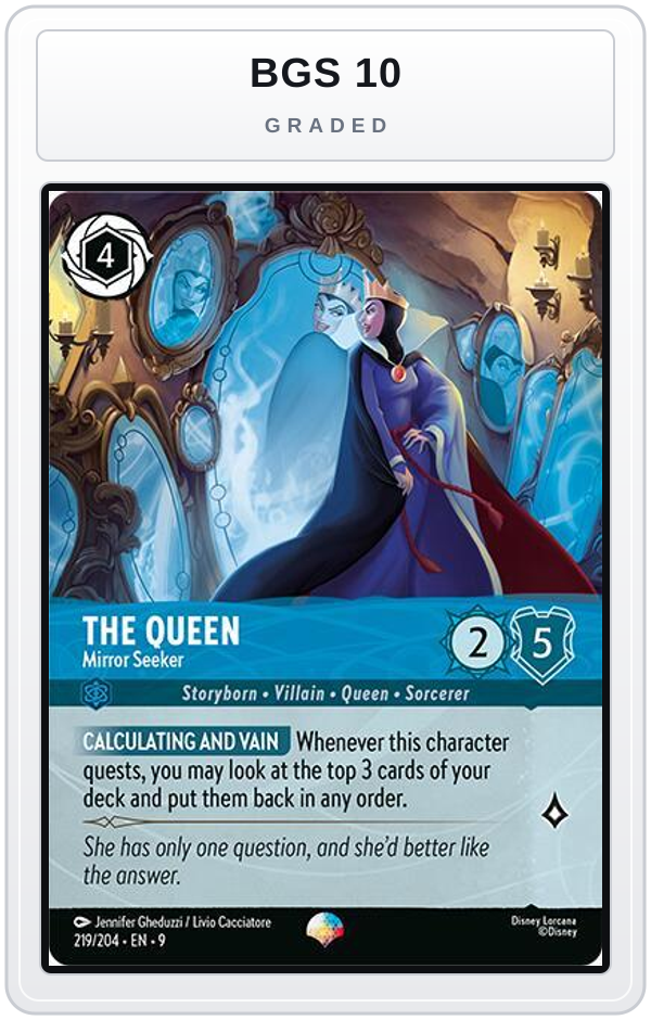 Graded - The Queen - Mirror Seeker (Epic) — BGS 10 graded overlay