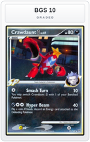 Graded - Crawdaunt G — BGS 10 graded overlay