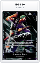 Graded - Roronoa Zoro (OP15-094) (Dash Pack) — BGS 10 graded overlay