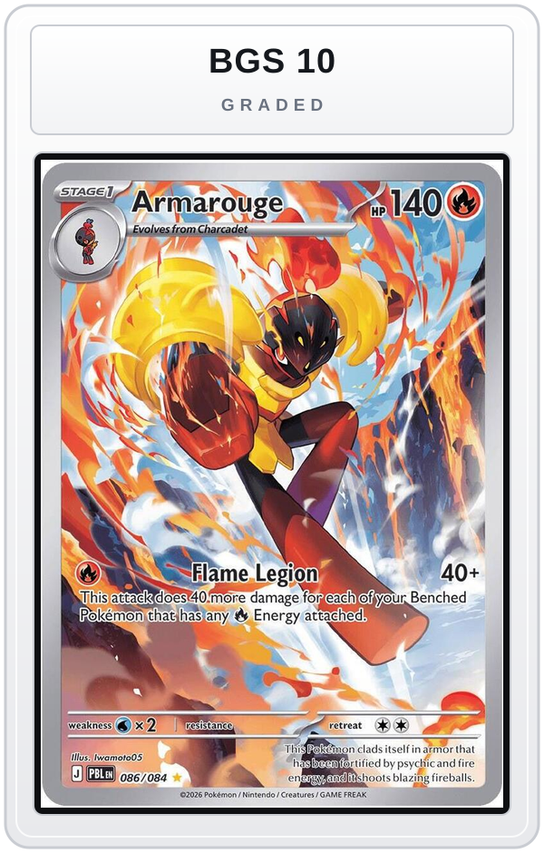 Graded - Armarouge - 086/084 — BGS 10 graded overlay