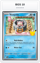 Graded - Slowpoke — BGS 10 graded overlay