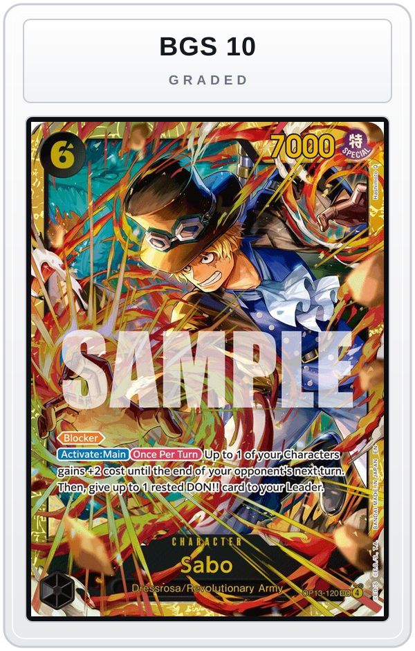 Graded - Sabo (120) — BGS 10 graded overlay