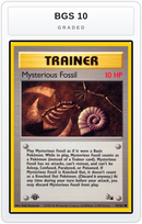 Graded - Mysterious Fossil — BGS 10 graded overlay