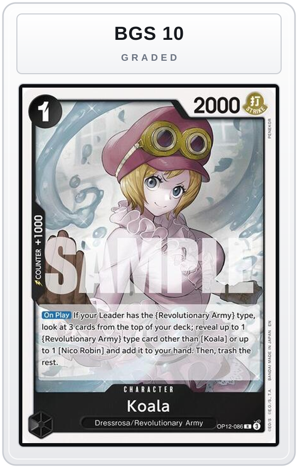 Graded - Koala (086) — BGS 10 graded overlay