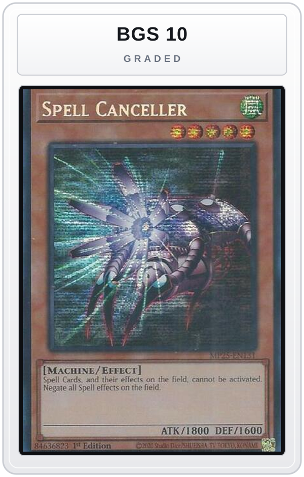 Graded - Spell Canceller — BGS 10 graded overlay