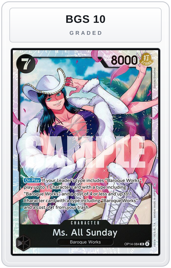 Graded - Ms. All Sunday — BGS 10 graded overlay