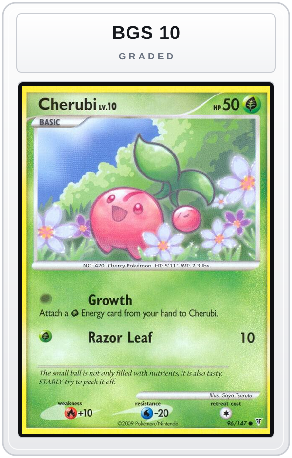 Graded - Cherubi — BGS 10 graded overlay