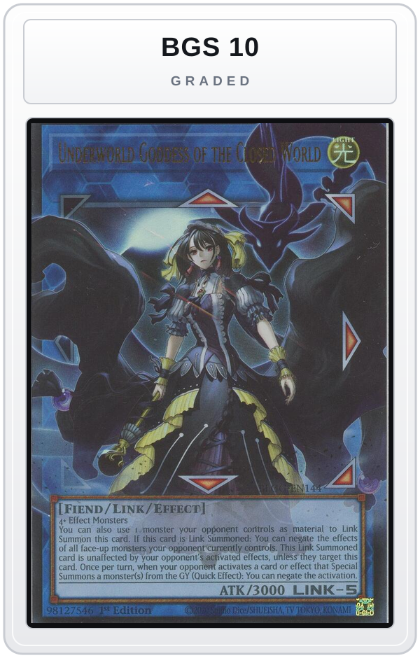Graded - Underworld Goddess of the Closed World — BGS 10 graded overlay