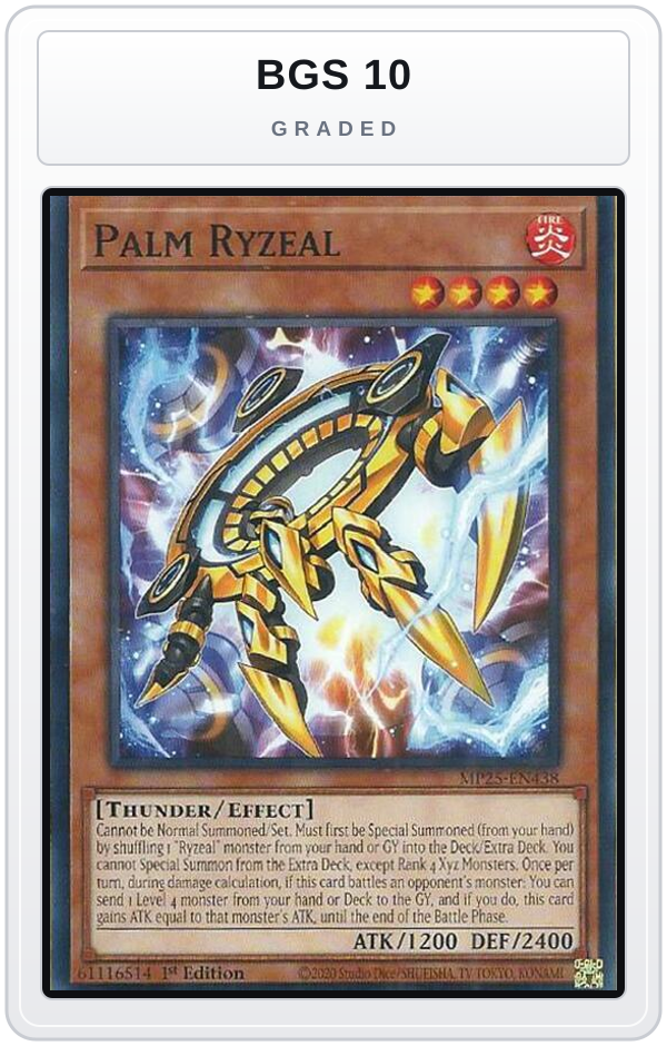 Graded - Palm Ryzeal — BGS 10 graded overlay