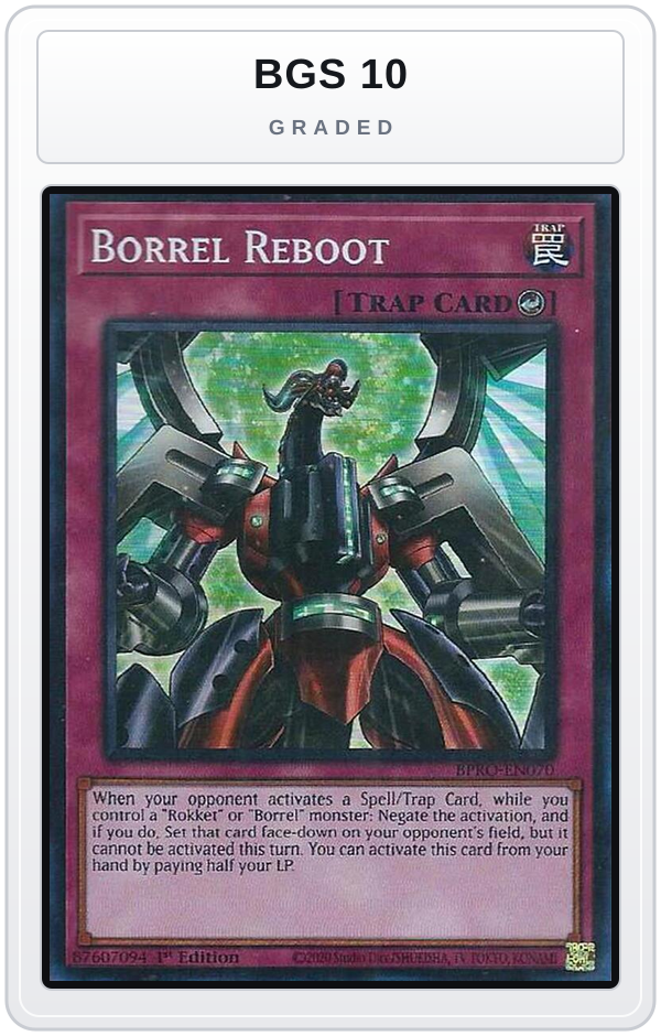 Graded - Borrel Reboot — BGS 10 graded overlay