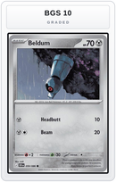 Graded - Beldum — BGS 10 graded overlay