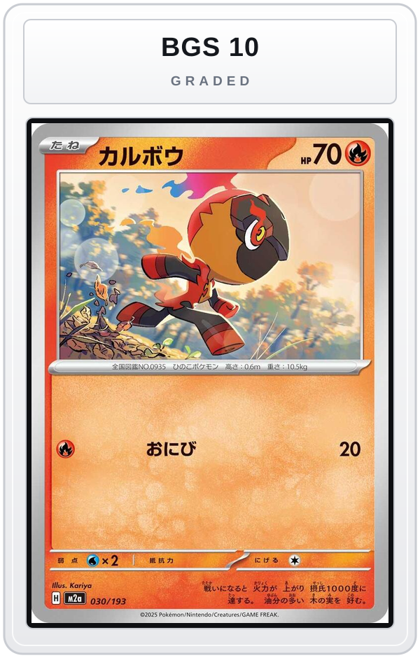 Graded - Charcadet — BGS 10 graded overlay
