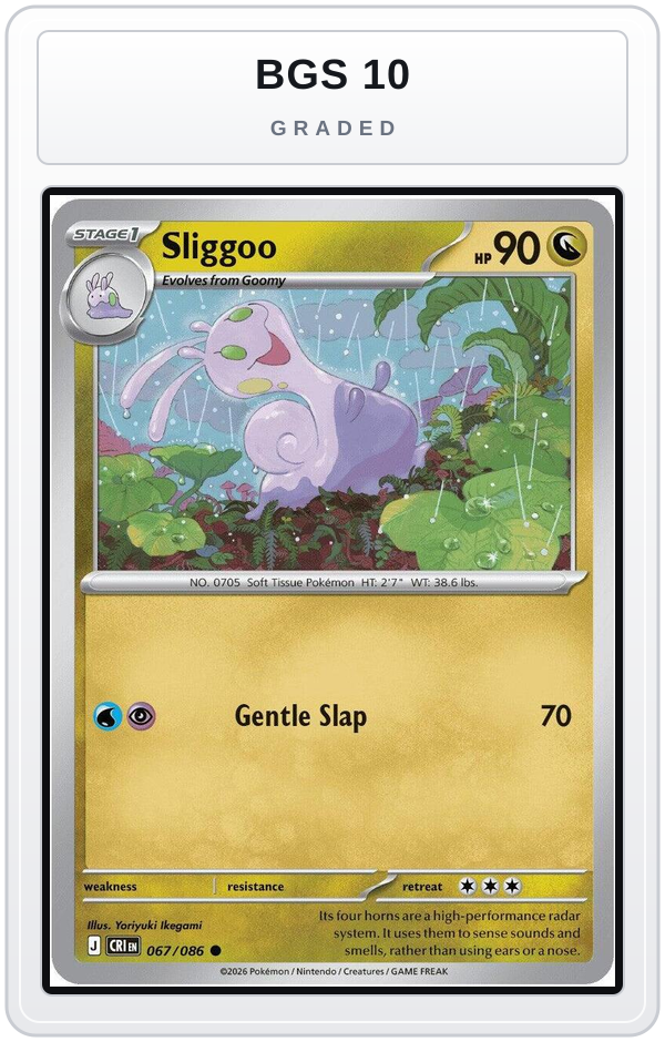 Graded - Sliggoo - 067/086 — BGS 10 graded overlay