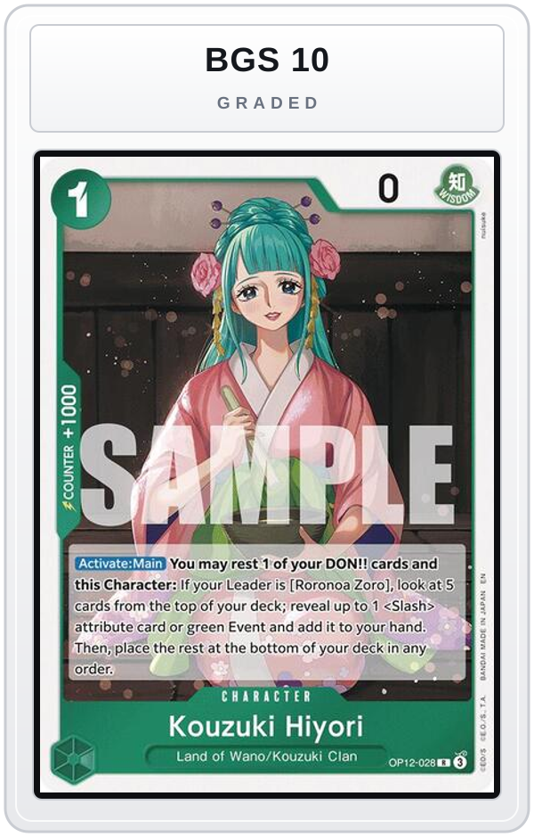 Graded - Kouzuki Hiyori — BGS 10 graded overlay