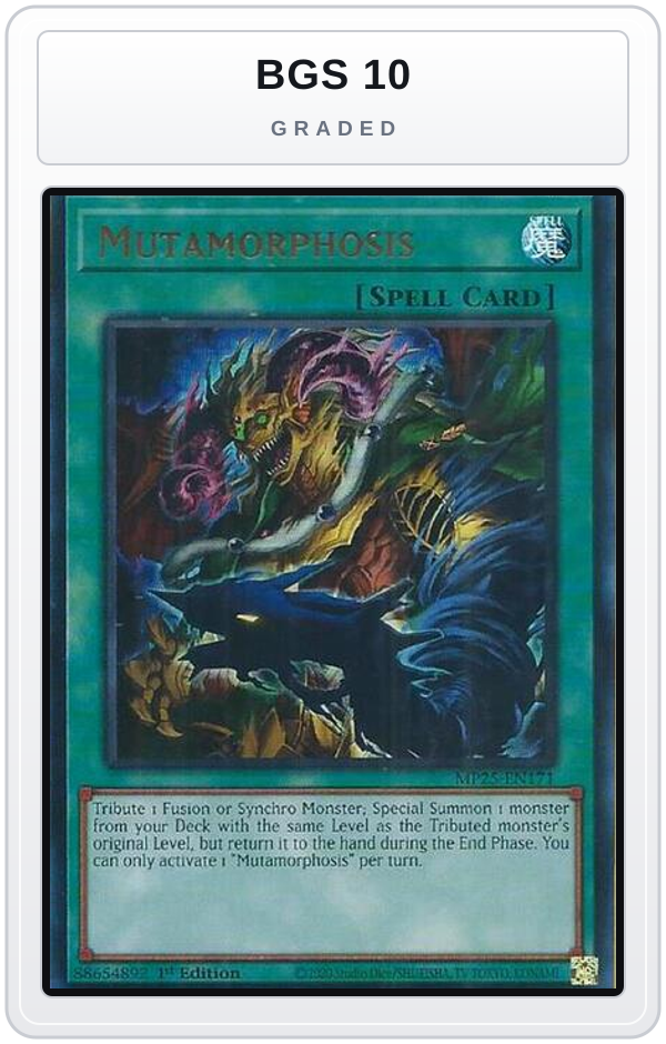 Graded - Mutamorphosis — BGS 10 graded overlay