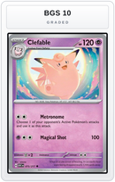 Graded - Clefable — BGS 10 graded overlay