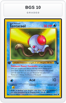 Graded - Tentacool — BGS 10 graded overlay