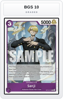 Graded - Sanji (070) — BGS 10 graded overlay