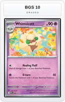 Graded - Whimsicott (Cosmos Holo) — BGS 10 graded overlay