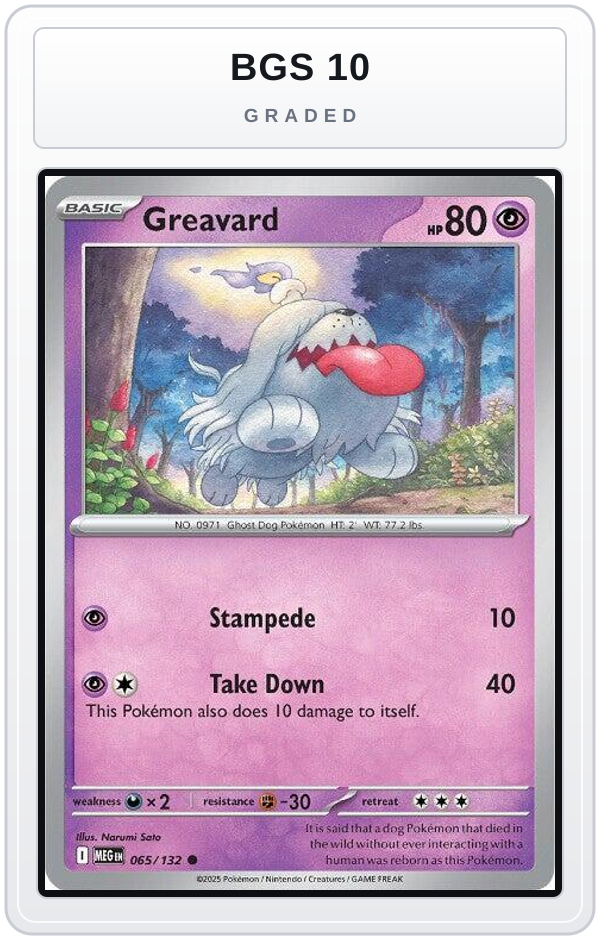 Graded - Greavard — BGS 10 graded overlay