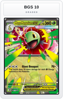 Graded - Mega Meganium ex - 034 — BGS 10 graded overlay
