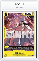 Graded - Rob Lucci — BGS 10 graded overlay