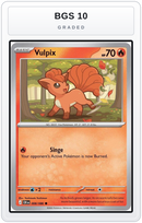Graded - Vulpix — BGS 10 graded overlay