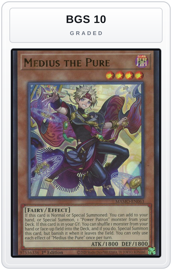 Graded - Medius the Pure — BGS 10 graded overlay