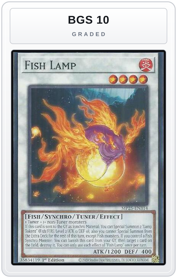 Graded - Fish Lamp — BGS 10 graded overlay