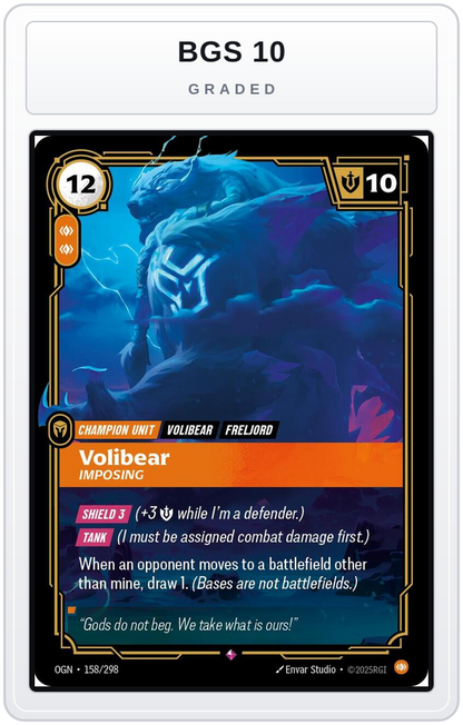 Graded - Volibear - Imposing — BGS 10 graded overlay