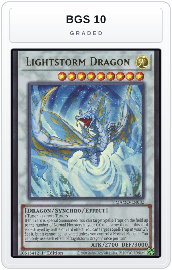 Graded - Lightstorm Dragon — BGS 10 graded overlay