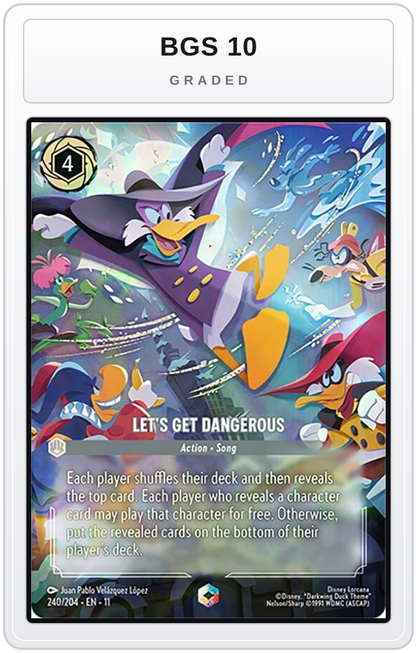 Graded - Let's Get Dangerous (Enchanted) — BGS 10 graded overlay