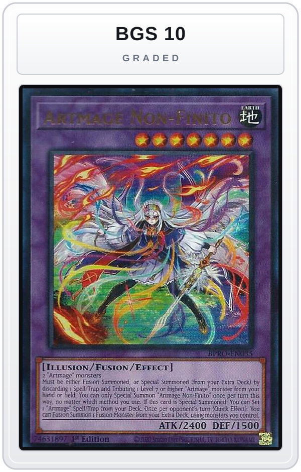 Graded - Artmage Non-Finito — BGS 10 graded overlay