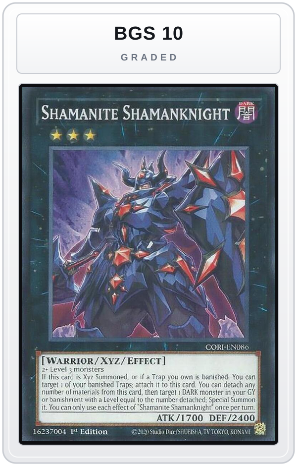 Graded - Shamanite Shamanknight — BGS 10 graded overlay